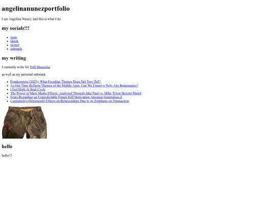 My Site screenshot