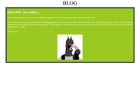 blog screenshot