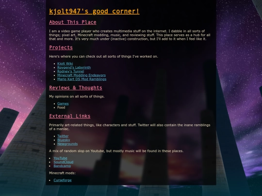 index screenshot
