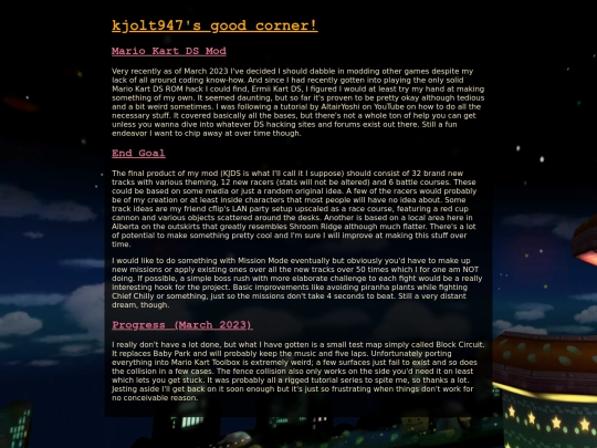 mkdsmodding screenshot