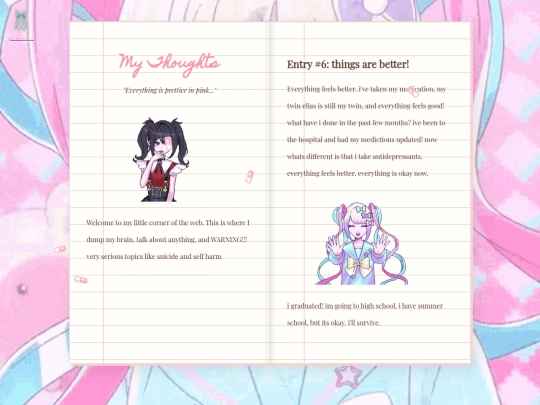 diary screenshot