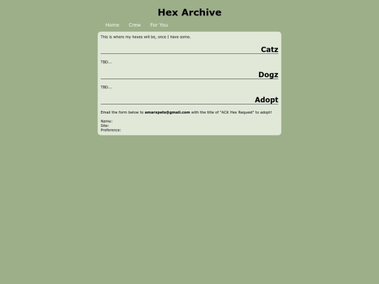 archive screenshot