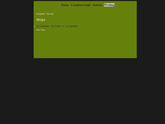 writing screenshot