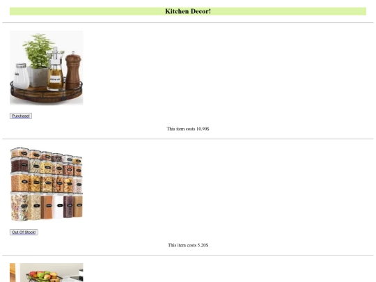 kitchendecor screenshot