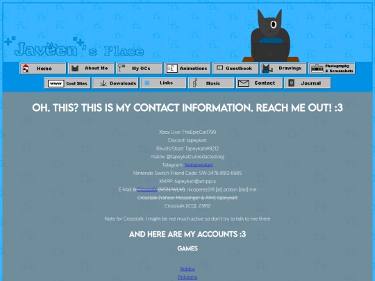 contact screenshot