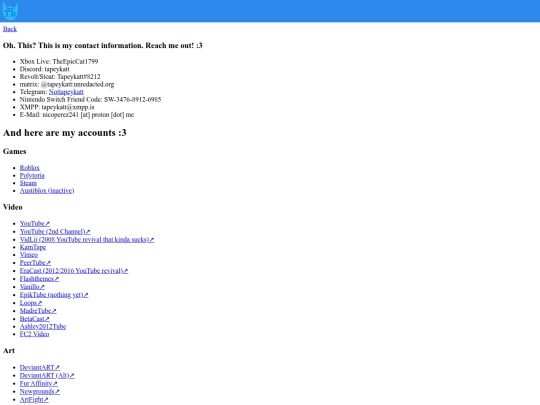 m/contact screenshot