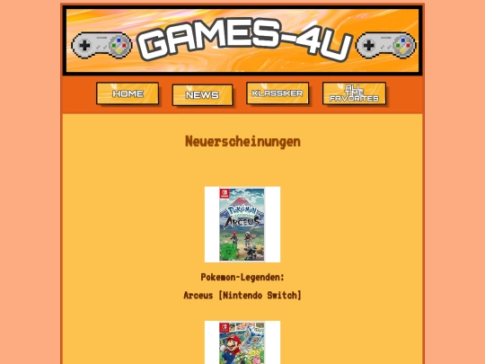 Neuerscheinungen screenshot
