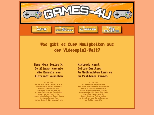News screenshot