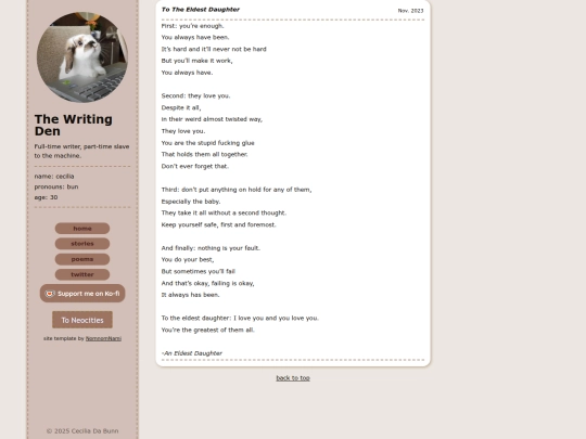 ToTheEldestDaughter screenshot