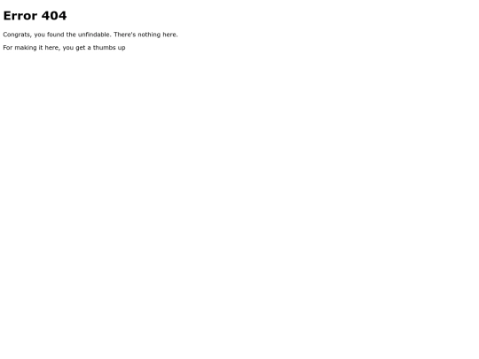not_found screenshot