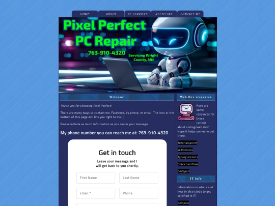 Contact screenshot