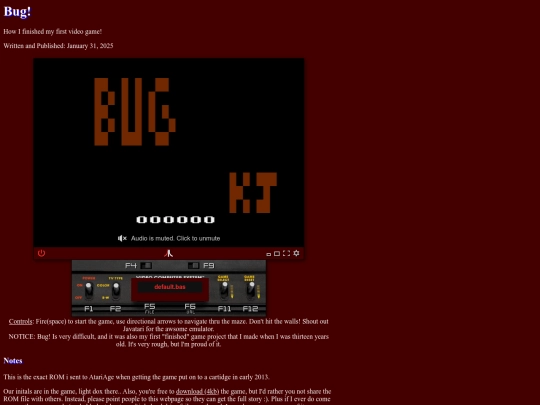 bug screenshot