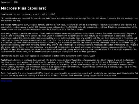 macrossplus screenshot