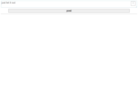 self/spamJournal screenshot