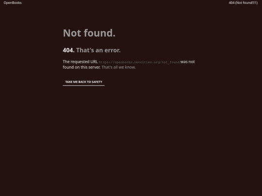not_found screenshot