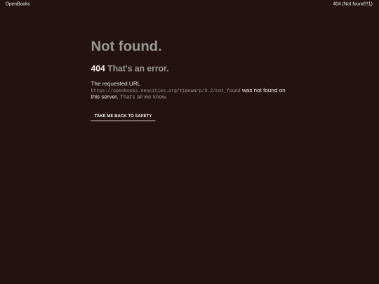 timewarp/9.2/not_found screenshot