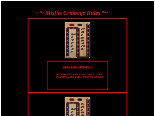 CRIBBAGE RULES/CRIBBAGEBOXRULES screenshot