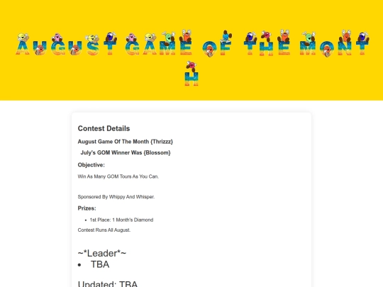 EVENT PAGES/1AUGUSTGOM screenshot