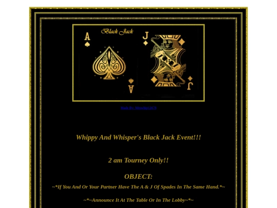 EVENT PAGES/BLACK JACK EVENT screenshot