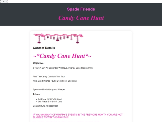 EVENT PAGES/DECEMBER CANDY CANE EVENT screenshot