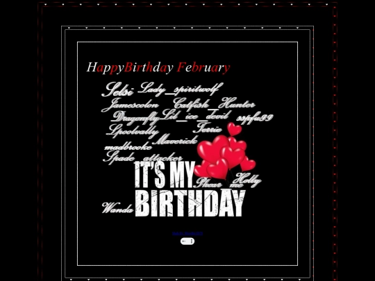 EVENT PAGES/FEBRUARY BDAY BASH screenshot