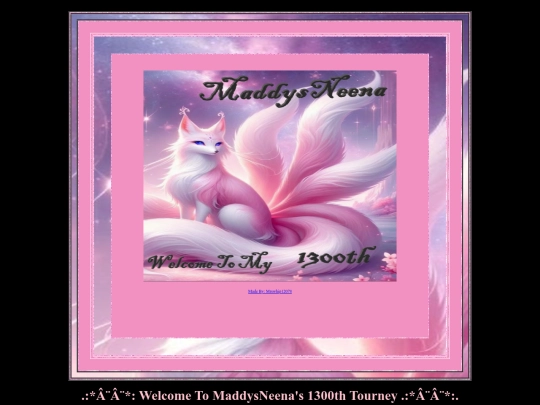EVENT PAGES/MADDYS 1300TH TOURNEY screenshot