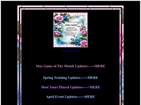 EVENT PAGES/SPRING TRAINING EVENT MAIN screenshot