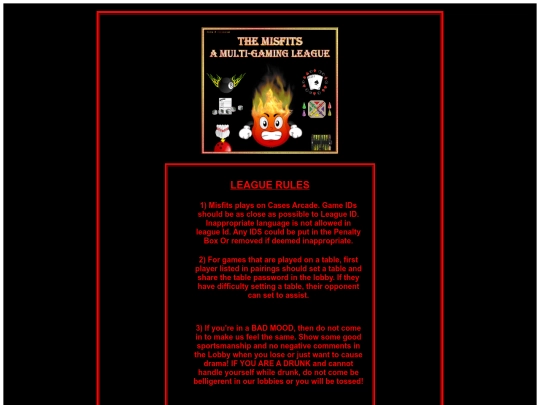 POOL RULES 2/1leaguerules screenshot