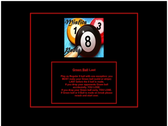 POOL RULES 2/greenballlast screenshot