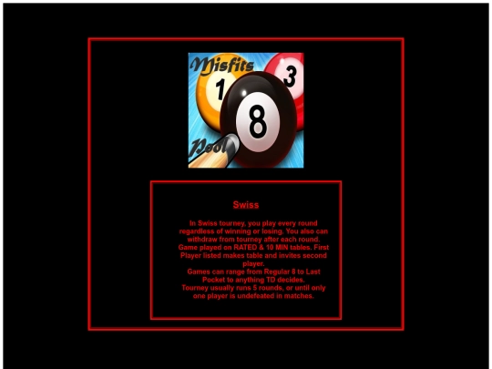 POOL RULES 2/swiss screenshot