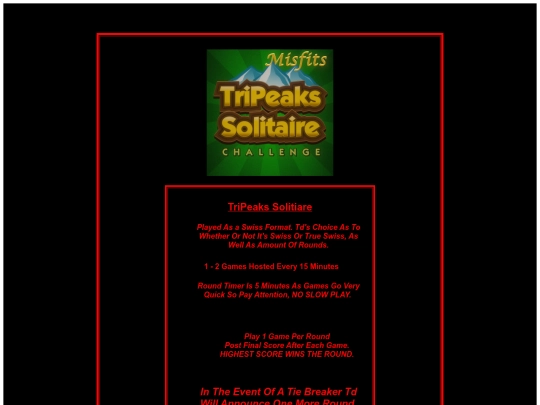 TRI PEAKS RULES/TRI PEAKS RULES FOR BOX screenshot