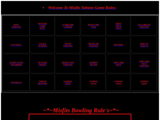 UNO RULES/MISFITSALLGAMERULES screenshot