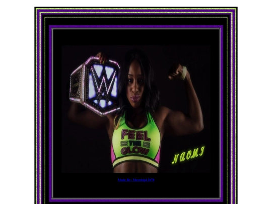 WRESTLER PAGES/NAOMI PAGE screenshot
