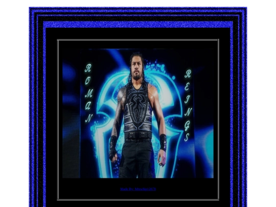 WRESTLER PAGES/ROMAN REIGNS PAGE screenshot
