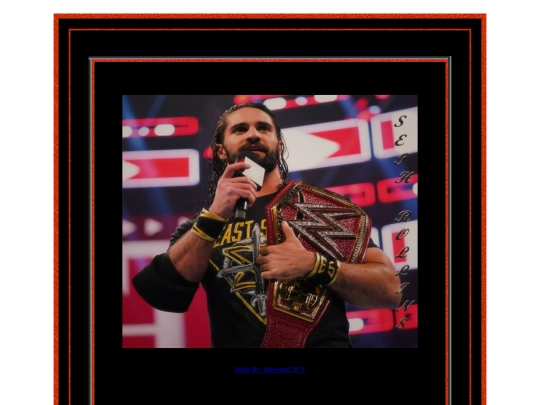 WRESTLER PAGES/SETH ROLLINS PAGE screenshot