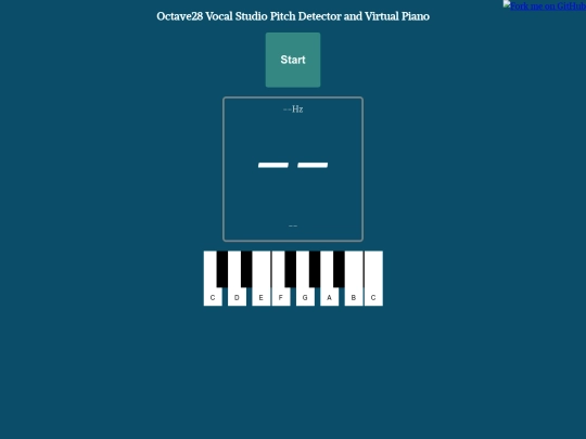 Pitchdetection screenshot