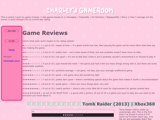 game-reviews screenshot