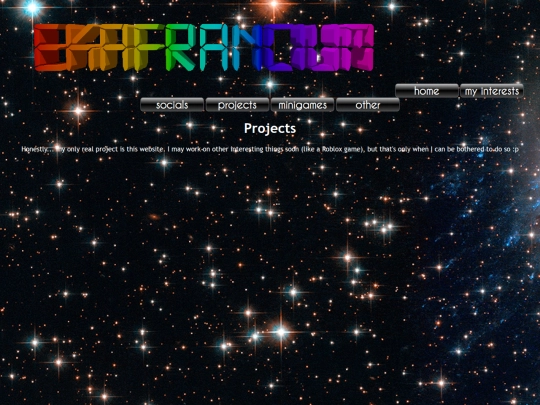 projects screenshot