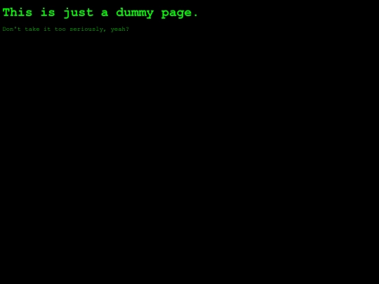 test screenshot