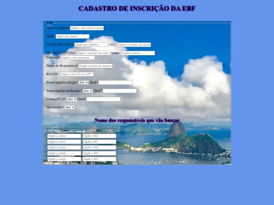 HTML/form screenshot