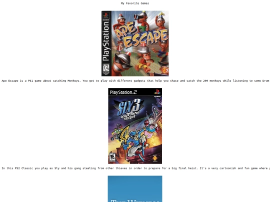content/games screenshot