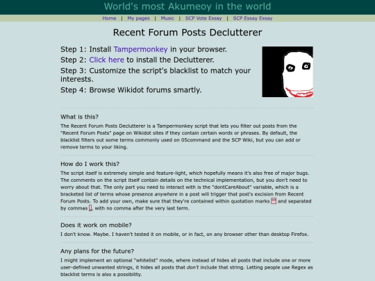 recentforumposts screenshot