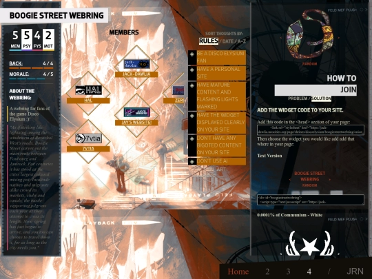 page/shrines/discoelysium/boogiestreetwebring screenshot