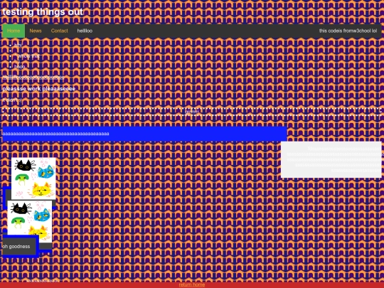 page/testing-grounds screenshot