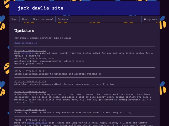page/updates screenshot