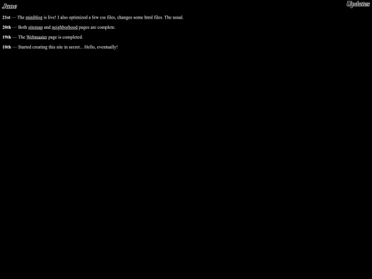 updates screenshot