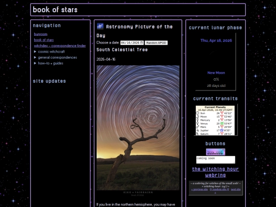 bookofstars/apod screenshot