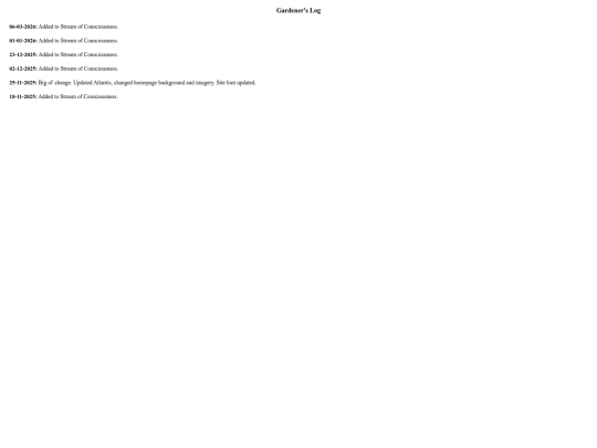 gardeners_log screenshot