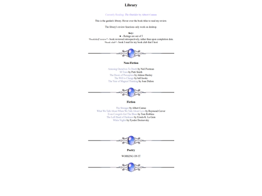 library screenshot