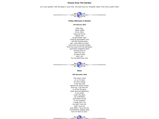 poetry screenshot
